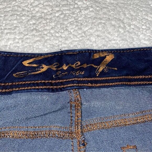 Seven7 Dark Wash Skinny Jeans(Size 12) - Picture 4 of 7